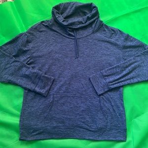 Crane Men's Blue Turtle Neck
Pullover Shirt